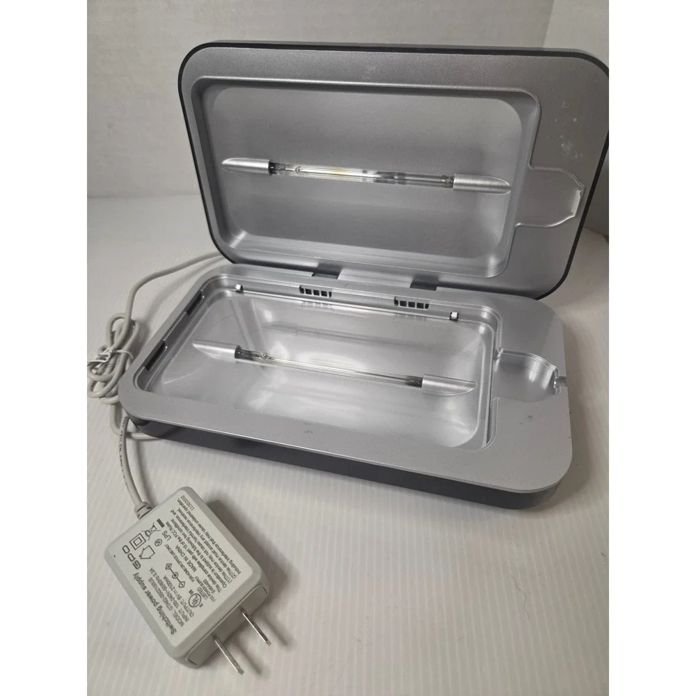 PhoneSoap UV Cell Phone Sanitizer OS Black Good 500-2 Tested Working